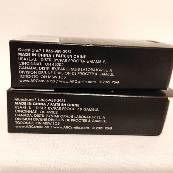 2 Packs Of 2 ARC Oral Care Brush Heads - White 4 Total Replacements - Picture 5 of 5